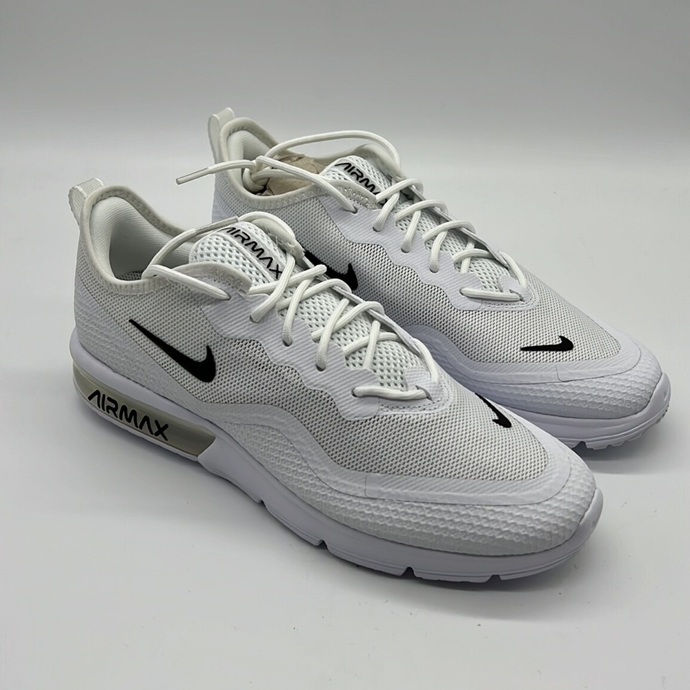WMNS Nike Air Max Sequent 4.5 White Black BQ8824-100 Women’s Running - Picture 3 of 7